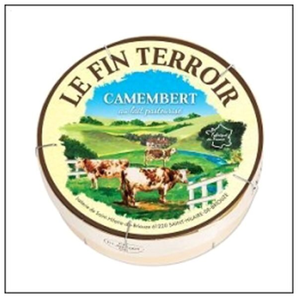 CAMEMBERT FIN TERROIR LAI T PASTEURISE 250G
