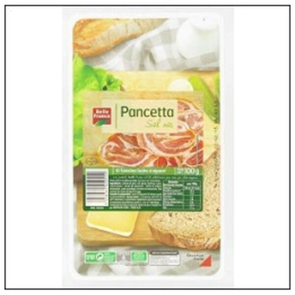 10 T.PANCETTA AU SEL SEC 100G BELLE FRANCE