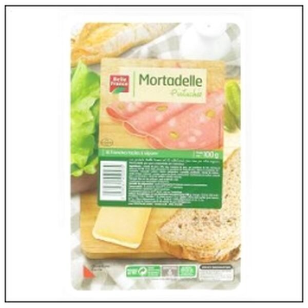 10 T.MORTADELLE PISTACHE 100G BELLE FRANCE