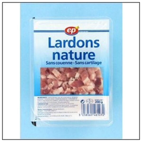 BARQ.LARDONS NATURE 200G ECOPRIX*