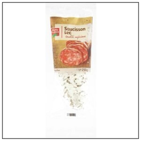 SAUCISSON SEC SUPERIEUR PUR PORC 250G BELLE FRANC