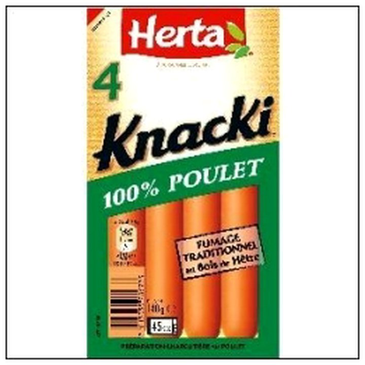 CAT-06068 4 KNACKI DE POULET 140G HERTA - Image 1