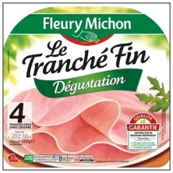 4 T.FINES JAMBON DEGUSTA- TION S/C.120G F.MICHON
