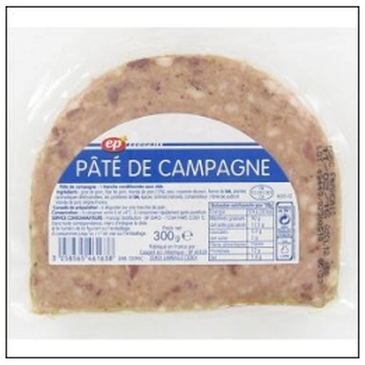 CAT-06100 T.300G PATE CAMPAGNE 1/2 LUNE ECOPRIX * - Image 1