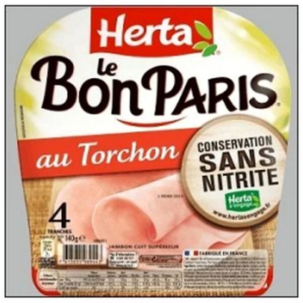 4T.BON PARIS TORCHON SANS NITRITE 140G HERTA