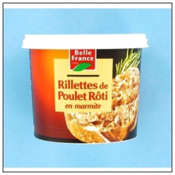 RILLETTES POULET MARMITE POT OPERCULE 220G B.FRANC