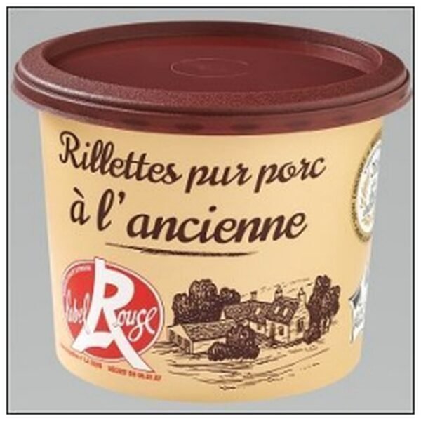 RILLETTES ANCIENNE PUR PO RC LABEL ROUGE110G BAHIER
