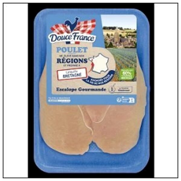 BQ.2 ESCALOPES GOURMANDES POULET DOUCE FRANCE C.4BQ