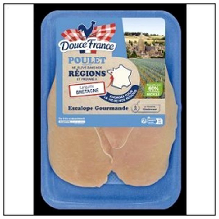 CAT-06142 BQ.2 ESCALOPES GOURMANDES POULET DOUCE FRANCE C.4BQ - Image 1