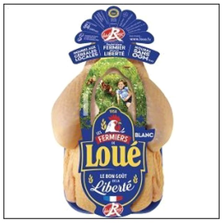 CAT-06154 4 POULETS FERMIER BLANC LOUE - Image 1