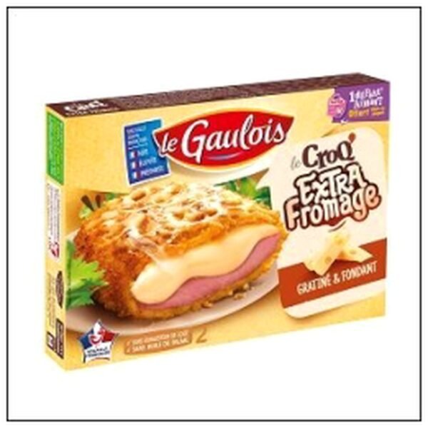 2 CROQ EXTRA FROMAGE 200G LE GAULOIS