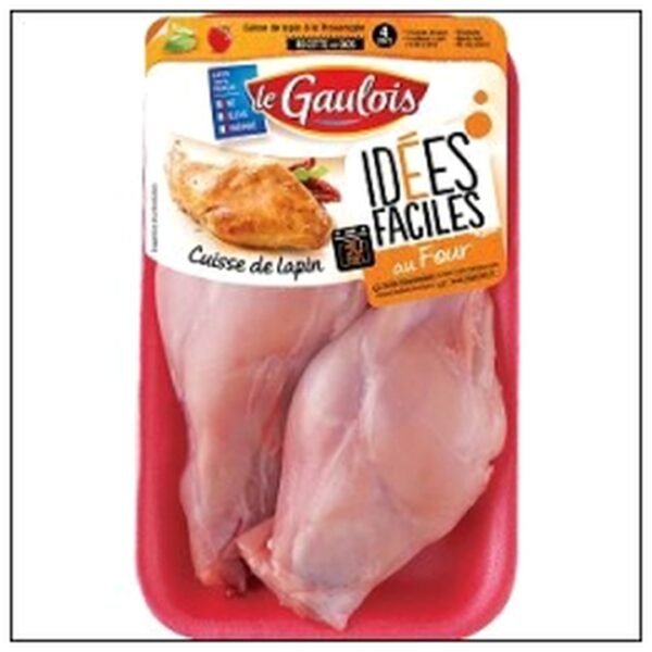 BQ.2 CUISSES LAPIN S/ATMO LE GAULOIS CARTON 4 BQ.
