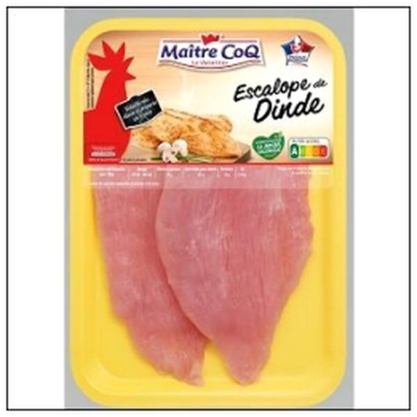 BARQ.2 ESCALOPES DE DINDE MAITRE COQ CART.6 BARQ.