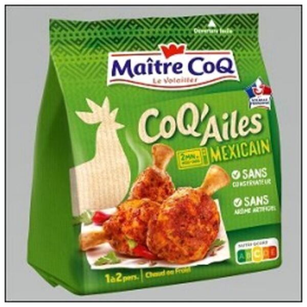 SAC COQ AILES MEXICAINES 250G MAITRE COQ