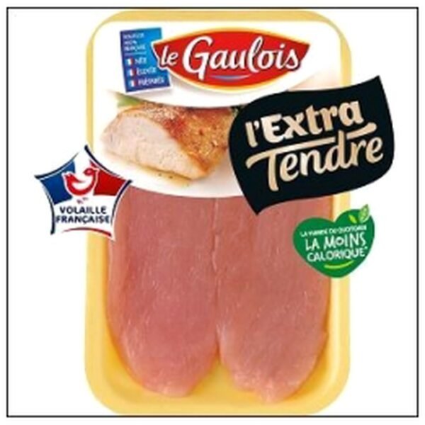 BQ.2 ESCALOPES EXTRA TEND RE DINDE 250 G LE GAULOIS