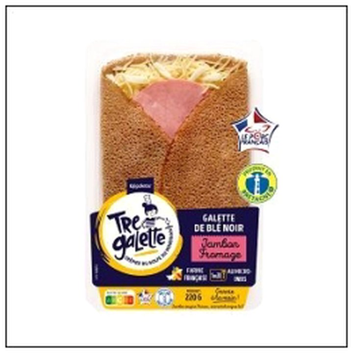 CAT-06195 GALETTES JAMBON FROMAGE V PF 220G REGALETTE - Image 1