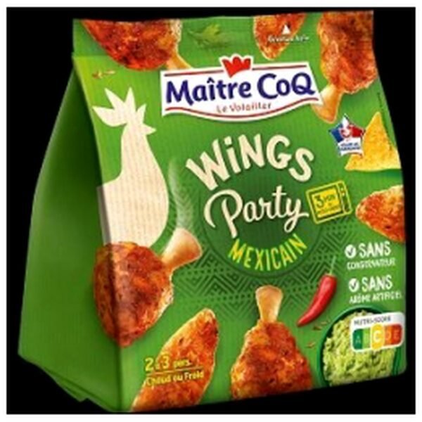 WINGS PARTY MEXICAIN 400G MAITRE COQ