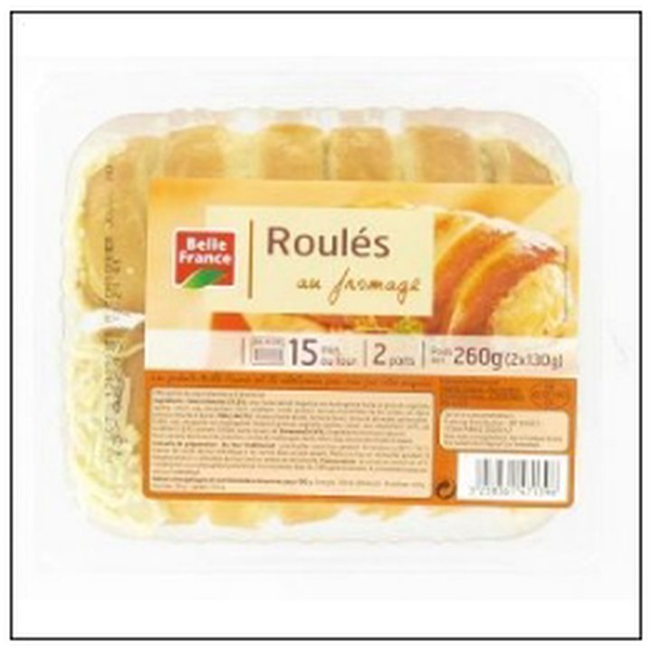 CAT-06287 ROULES AU FROMAGE 2X130G BELLE FRANCE - Image 1