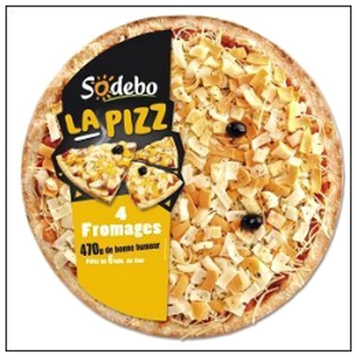 CAT-06299 PIZZA 4 FROMAGES FONDANTS 470G SODEBO - Image 1