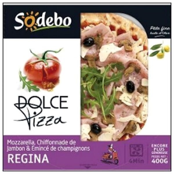 DOLCE PIZ.REGINA JBON MOZ ZA CHAMPIGNONS 400 SODEBO