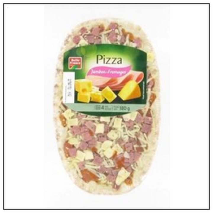 CAT-06324 PIZZA JAMBON FROMAGE 180G BELLE FRANCE - Image 1