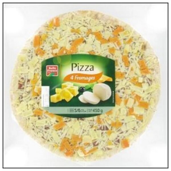 PIZZA AUX 4 FROMAGES 450G BELLE FRANCE