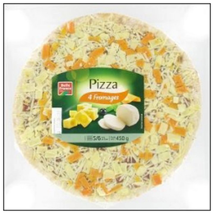 CAT-06326 PIZZA AUX 4 FROMAGES 450G BELLE FRANCE - Image 1