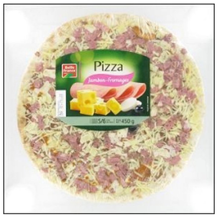 CAT-06327 PIZZA PATE FINE JAMBON/ FROMAGE 450G BELLE FRANCE - Image 1