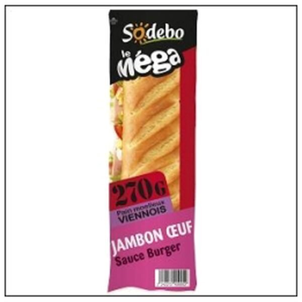 SDW.MEGA BAG.VIENOIS JBON OEUF SCE BURGER 270 SODE