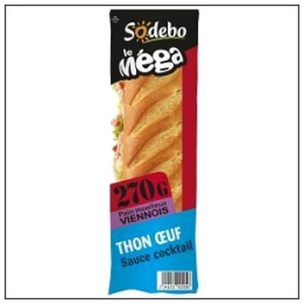 SDW.MEGA BAGUET.THON SCE COCKTAIL 270G SODEBO