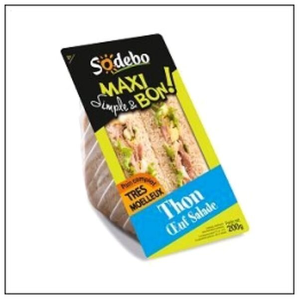 SANDWICH MAXI THON & OEUF SALADE 190G SODEBO