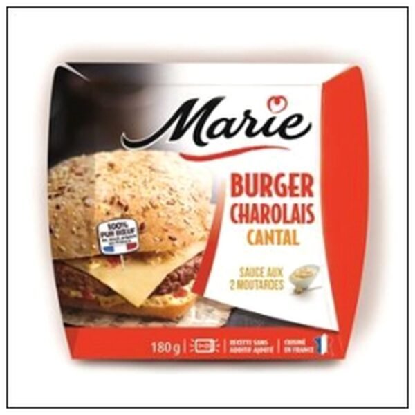 BURGER CHAROLAIS CANTAL/ MOUT.ANCIENNE 190G MARIE