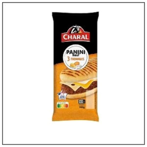 PANINI 3 FROMAGES 165 G CHARAL
