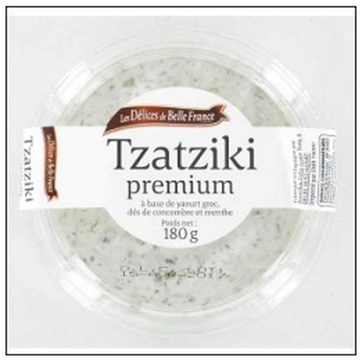 CAT-06357 POT TZATZIKI PREMIUM 180G DELICES BELLE FRANCE - Image 1