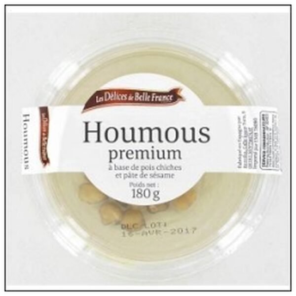 POT HOUMOUS PREMIUM 180G DELICES DE BELLE FRANCE