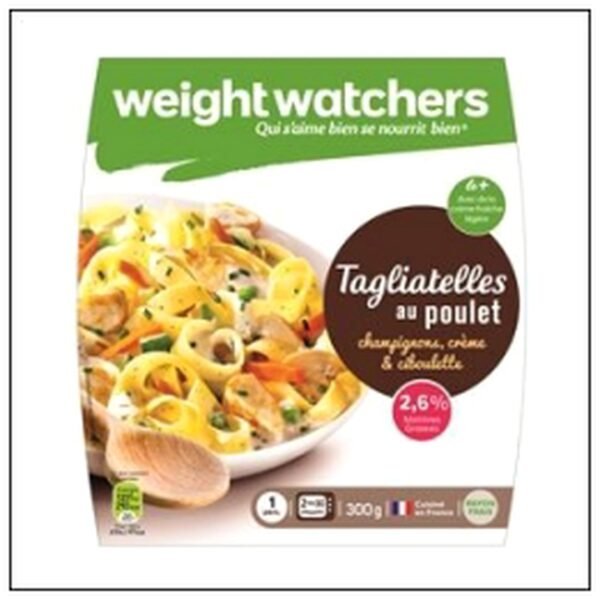 TAGLIATELL.POULET/CHAMPI- GNONS.300G WEIGHT WATCHER
