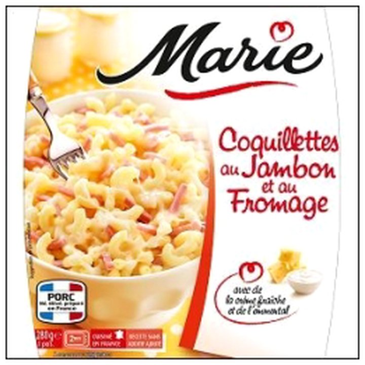 CAT-06378 COQUILLETTE JAMBON 280G MARIE FRAIS - Image 1