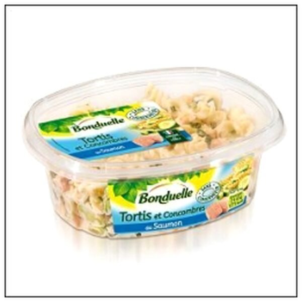 BQ.TORTI CONCOMBRE SAUMON 300G BONDUELLE