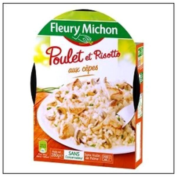 POULET RISOTTO CEPES 280G FLEURY MICHON