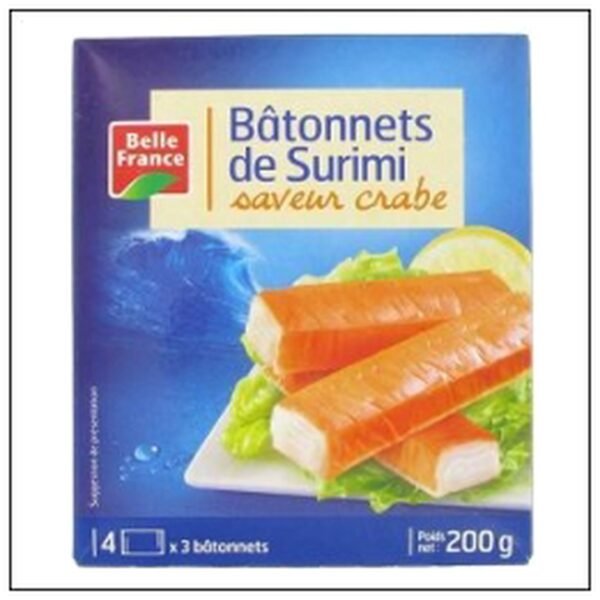 BATONNETS SURIMI 4X50G FRAIS BELLE FRANCE