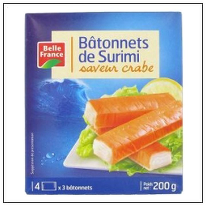 CAT-06454 BATONNETS SURIMI 4X50G FRAIS BELLE FRANCE - Image 1