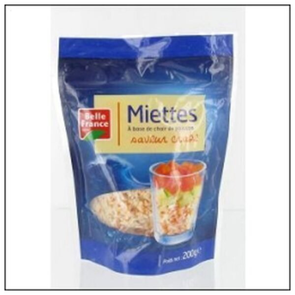 DOY PACK MIETTES SURIMI 200 AVEC ZIP BELLE FRANCE