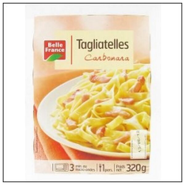 BQ.TAGLIATELLE CARBONARA 320G MIC.ONDABLE B.FRANCE