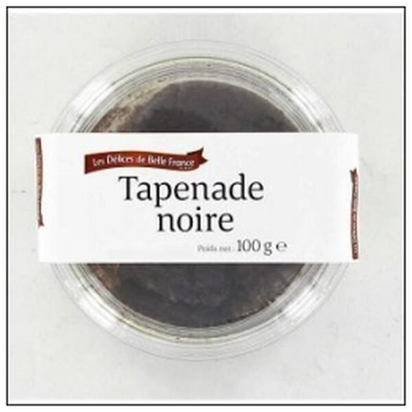 POT TAPENADE NOIRE 100G DELICES DE BELLE FRANCE