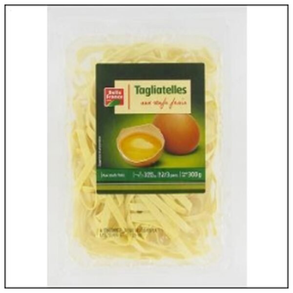 TAGLIATELLE OEUF FRAIS SA CHET 300G BELLE FRANCE