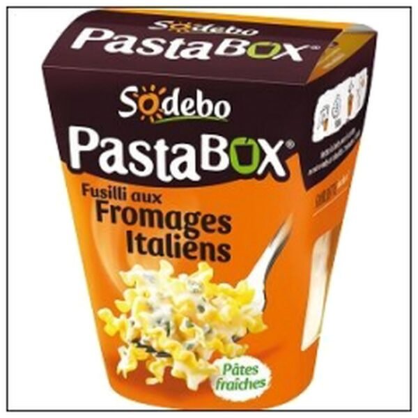 BOX FUSILLI AUX FROMAGES ITALIENS 330G SODEBO