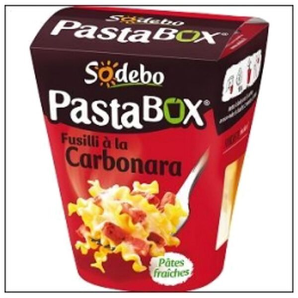 BOX FUSILLI CARBONARA 330 SODEBO