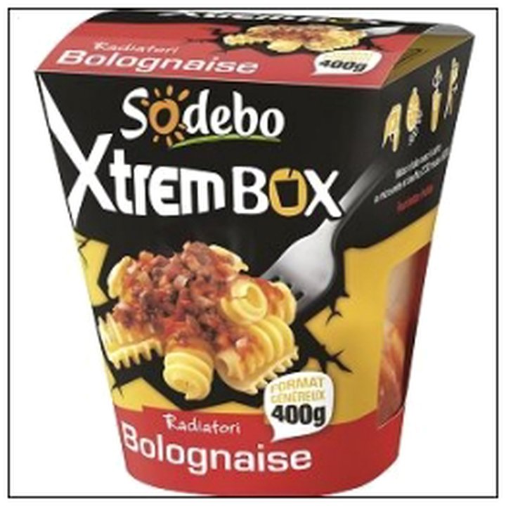 CAT-06495 XTREM BOX RADIATORI A LA BOLOGNAISE 400G SODEBO - Image 1