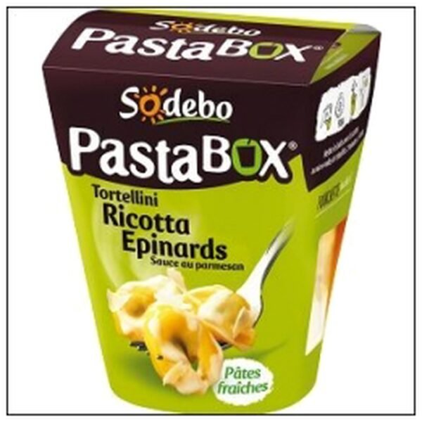 BOX TORTELLINI RICOTTA EPINARD 280G PARME.SODEBO