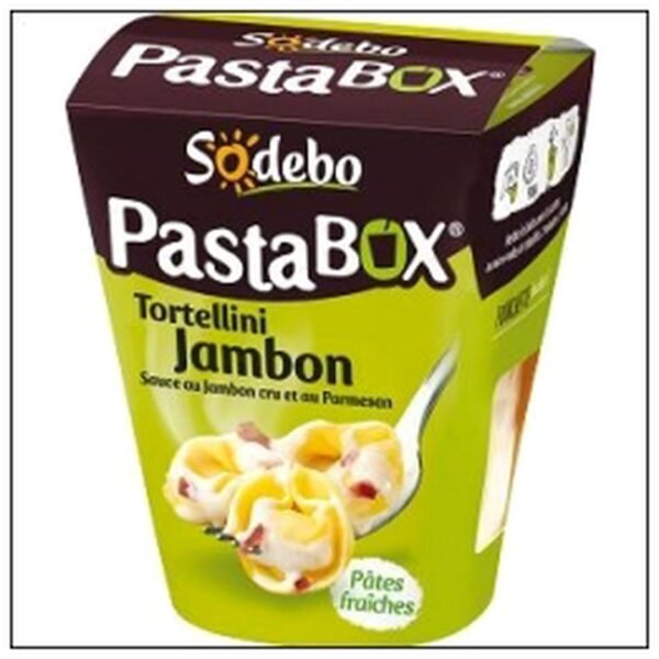 BOX TORTELLINI JAMBON CRU SCE PARMESAN 280G SODEBO